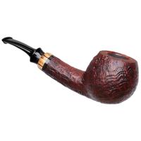 PS Studio Sandblasted Bent Apple with Zebrawood