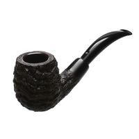 Michael Parks Sandblasted Bent Billiard with Buffalo Horn (VI.HO.21)