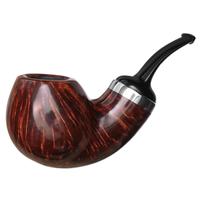 Grechukhin Smooth Bent Apple with Silver