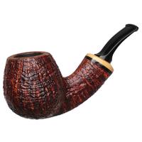 Grechukhin Sandblasted Bent Apple with Boxwood