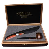 Nording Private Reserve Smooth Billiard Pipe & Knife Set (2008)