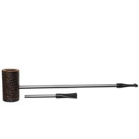 Nørding Compass Brown Grain Rusticated MacArthur (with Extra Stem)
