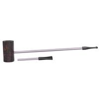 Nørding Compass Brown Grain Rusticated MacArthur (with Extra Stem)