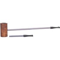 Nørding Compass Brown Grain Smooth MacArthur (with Extra Stem)