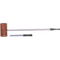 Nørding Compass Brown Grain Smooth MacArthur (with Extra Stem)