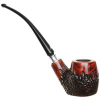 Nording Partially Rusticated Bent Billiard Sitter Churchwarden Spigot