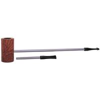 Nørding Compass Brown Grain Smooth Matte MacArthur (with Extra Stem)