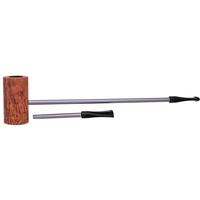 Nørding Compass Brown Grain Smooth Matte MacArthur (with Extra Stem)