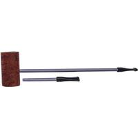 Nørding Compass Brown Grain Smooth Matte MacArthur (with Extra Stem)
