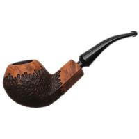 Nørding Erik The Red Brown Matte Partially Rusticated Bent Bulldog