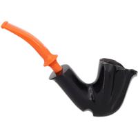 Nørding Black and Orange Smooth Freehand