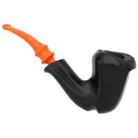 Nørding Black and Orange Smooth Freehand