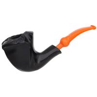 Nørding Black and Orange Smooth Freehand