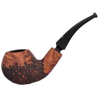 Nørding Erik The Red Brown Matte Partially Rusticated Bent Apple
