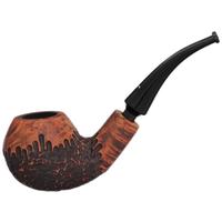 Nørding Erik The Red Brown Matte Partially Rusticated Bent Apple