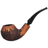 Nørding Erik The Red Brown Matte Partially Rusticated Bent Apple