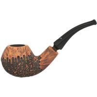 Nørding Erik The Red Brown Matte Partially Rusticated Bent Apple