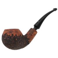 Nørding Erik The Red Brown Matte Partially Rusticated Bent Apple