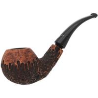 Nørding Erik The Red Brown Matte Partially Rusticated Bent Apple