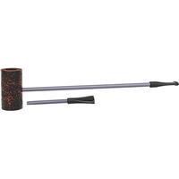 Nørding Compass Brown Grain Rusticated MacArthur (with Extra Stem)