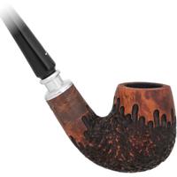 Nørding Partially Rusticated Bent Billiard Churchwarden Spigot