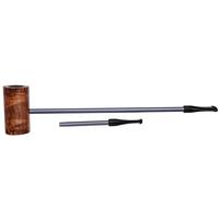 Nørding Compass Brown Grain Smooth MacArthur (with Extra Stem)