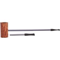 Nørding Compass Brown Grain Smooth MacArthur (with Extra Stem)