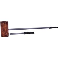 Nørding Compass Brown Grain Smooth MacArthur (with Extra Stem)