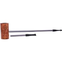 Nørding Compass Brown Grain Smooth MacArthur (with Extra Stem)