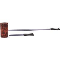 Nørding Compass Brown Grain Smooth Matte MacArthur (with Extra Stem)