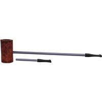Nørding Compass Brown Grain Smooth Matte MacArthur (with Extra Stem)