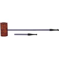 Nørding Compass Brown Grain Smooth Matte MacArthur (with Extra Stem)