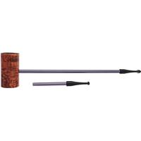 Nørding Compass Brown Grain Smooth MacArthur (with Extra Stem)