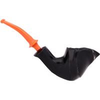 Nørding Black and Orange Smooth Freehand