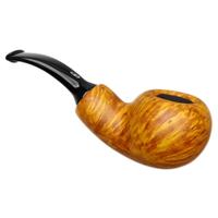Chacom Orange Smooth Bent Apple Reverse Calabash