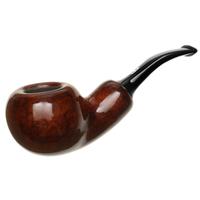 Chacom Brown Smooth Bent Apple Reverse Calabash