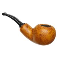 Chacom Orange Smooth Bent Apple Reverse Calabash