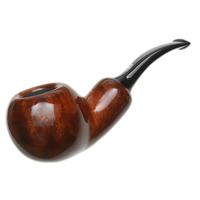 Chacom Brown Smooth Bent Apple Reverse Calabash
