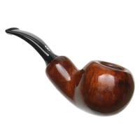 Chacom Brown Smooth Bent Apple Reverse Calabash
