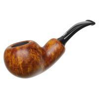 Chacom Orange Smooth Bent Apple Reverse Calabash