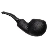 Chacom Black Sandblasted Bent Apple Reverse Calabash