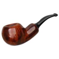 Chacom Brown Smooth Bent Apple Reverse Calabash