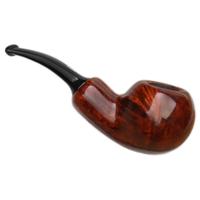Chacom Brown Smooth Bent Apple Reverse Calabash