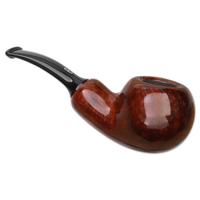 Chacom Brown Smooth Bent Apple Reverse Calabash