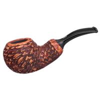 Chacom Rusticated Bent Apple Reverse Calabash