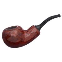 Chacom Brown Smooth Bent Apple Reverse Calabash