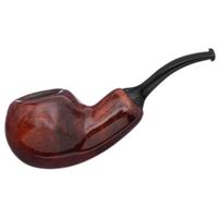 Chacom Brown Smooth Bent Apple Reverse Calabash