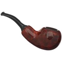 Chacom Brown Smooth Bent Apple Reverse Calabash