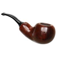 Chacom Brown Smooth Bent Apple Reverse Calabash