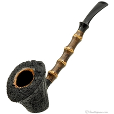 Scott Klein Sandblasted Bent Dublin Sitter with Bamboo